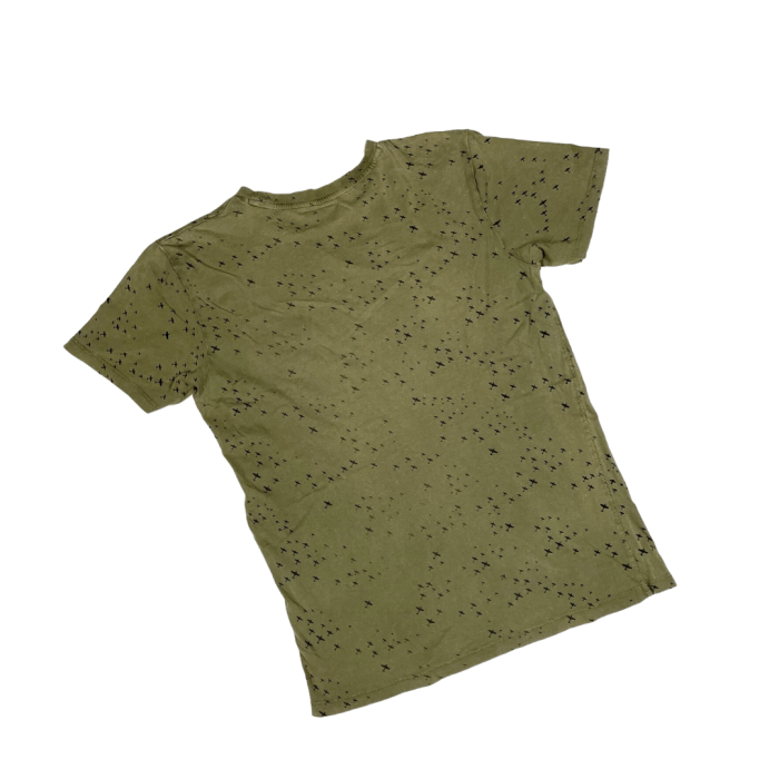 Reserved T-shirt khaki militarny vibe (M) - obrazek 2