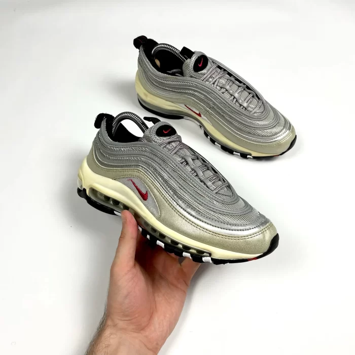 Buty Nike Air Max 97 QS silver bullet niskie sneakersy (junior 38.5) - obrazek 3