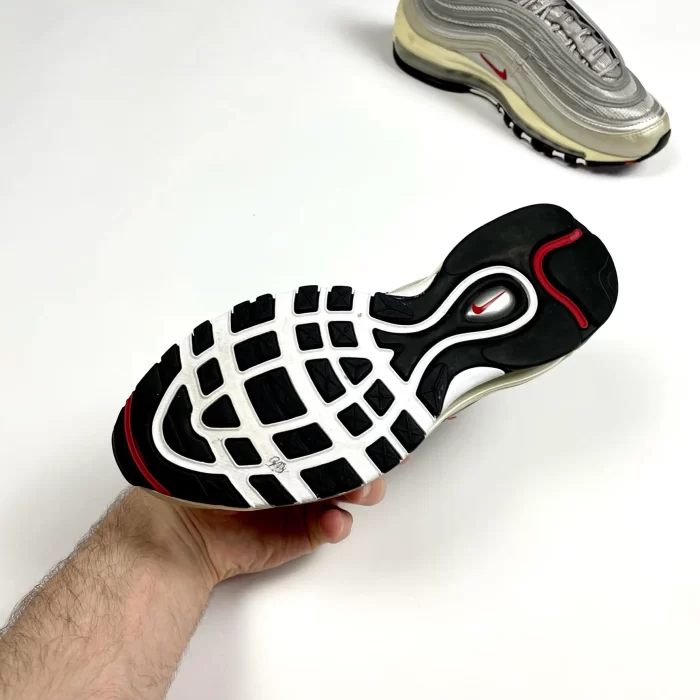 Buty Nike Air Max 97 QS silver bullet niskie sneakersy (junior 38.5) - obrazek 4