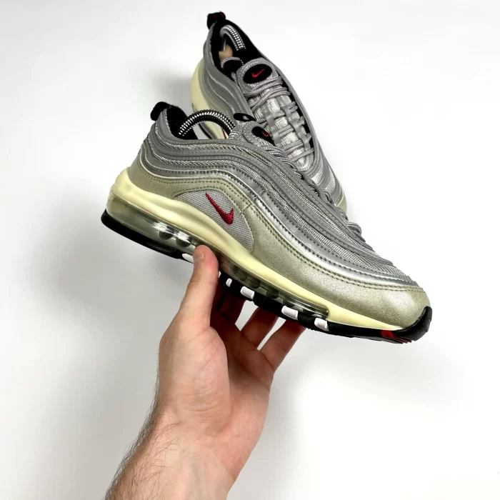 Buty Nike Air Max 97 QS silver bullet niskie sneakersy (junior 38.5) - obrazek 5