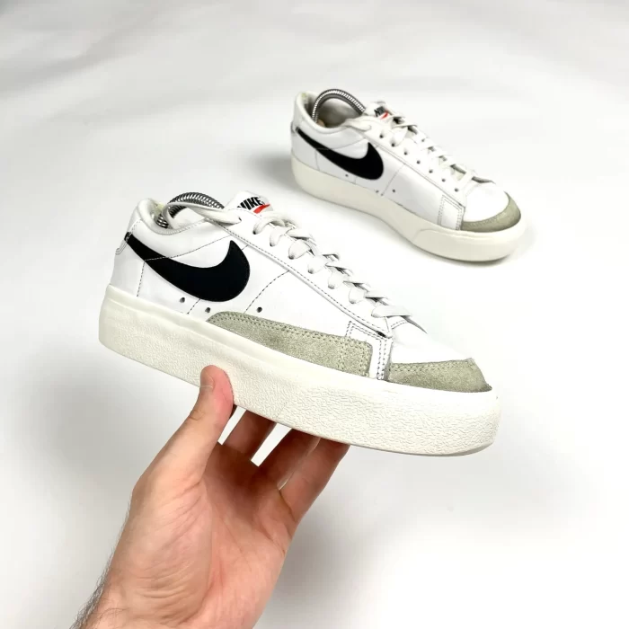 Buty nike Blazer Low Platform białe niskie sneakersy (38.5) - obrazek 3