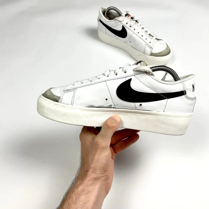 Buty nike Blazer Low Platform białe niskie sneakersy (38.5) - obrazek 4