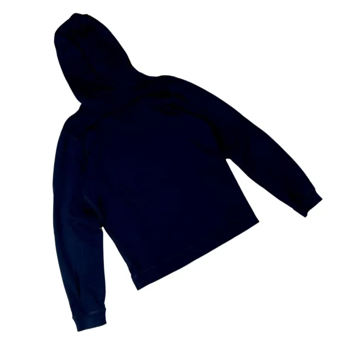 Nike navy hoodie bluza z kapturem z haftem streetwear (S) - obrazek 2