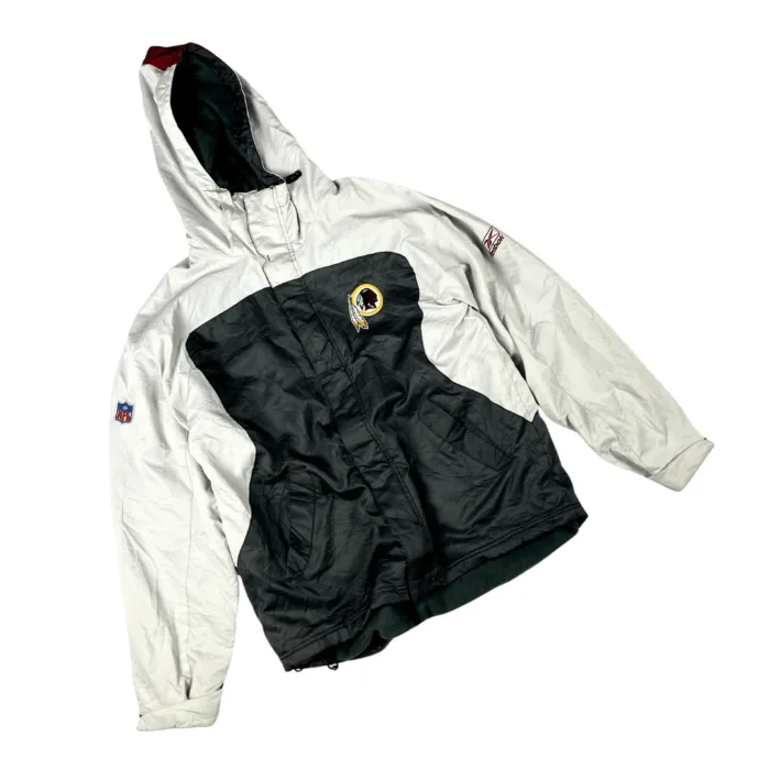 NFL Washington Commanders "Redskins" NFL x Reebok gruba ciepła kurtka zip