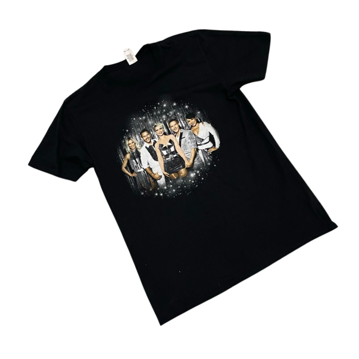 Vintage STEPS "Party On The Dancefloor" Tour T-shirt czarna koszulka (M)