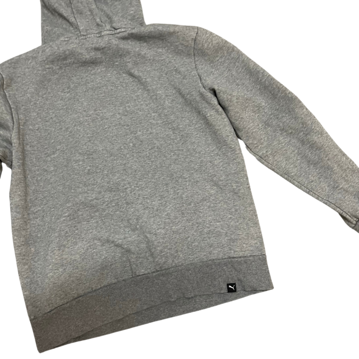 Puma hoodie szara bluza z dużym nadrukiem (S) - obrazek 3