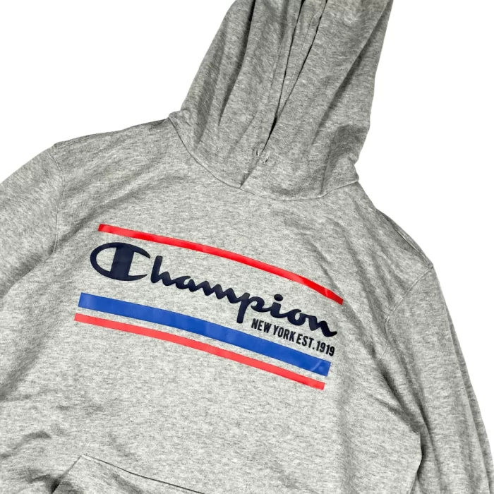 Vintage Champion bluza z kapturem streetwear (M) - obrazek 2