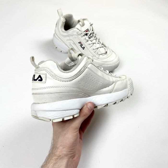 Fila Disruptor all white buty sneakersy (39) - obrazek 10