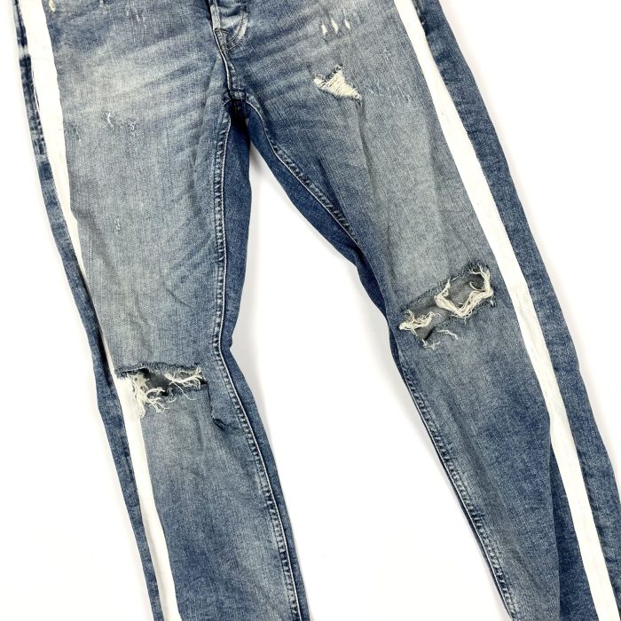 Jack & Jones distressed denim spodnie jeansowe (M) - obrazek 3