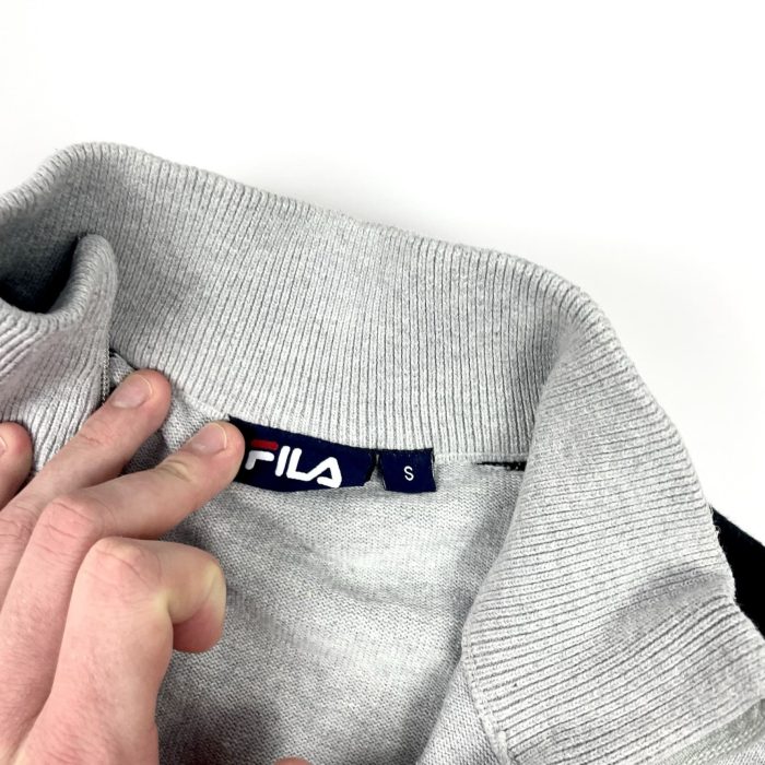 Vintage 1/4 zip FILA bluza na zamek (S/M) - obrazek 4