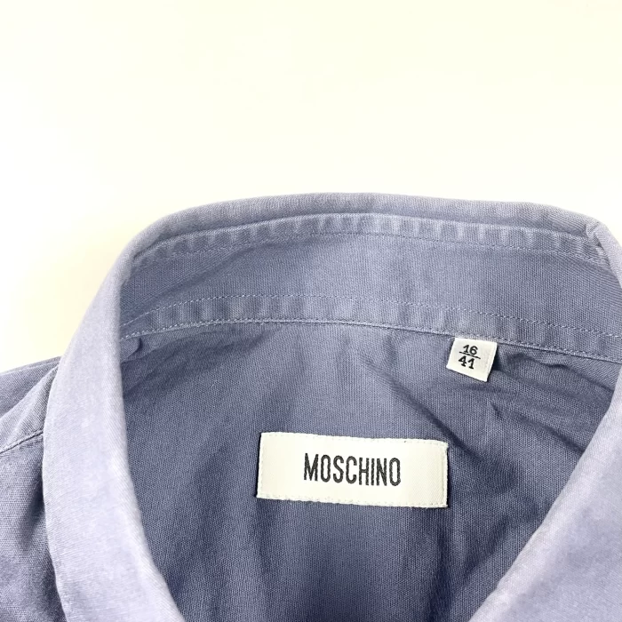 Moschino navy elegencka koszula (L/XL) - obrazek 4