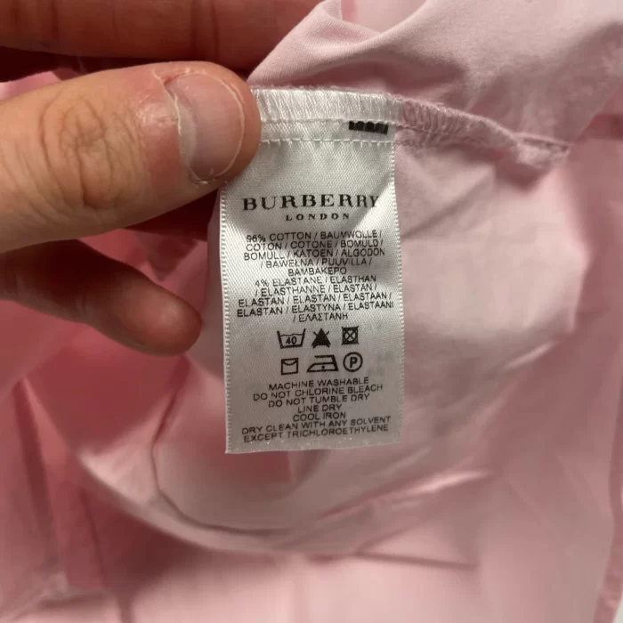 Burberry damska różowa koszula (XS/S) - obrazek 4