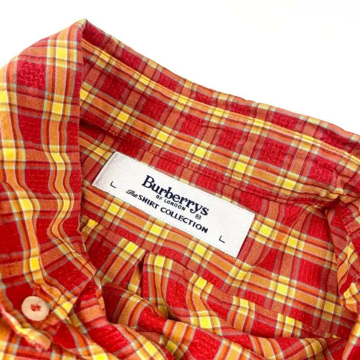 Vintage oversize Burberry koszula w kratkę (L/XL) - obrazek 3