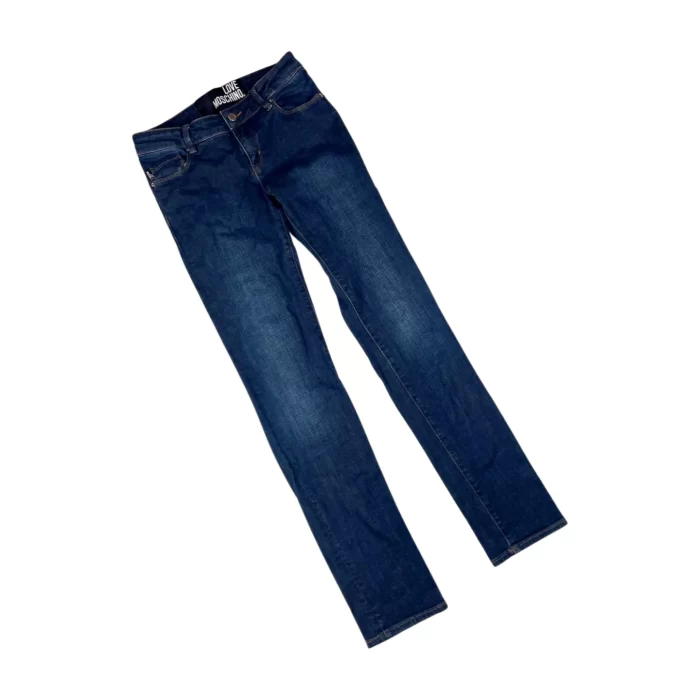 Love Moschino navy denim spodnie jeansowe rozmiar 26 (S)