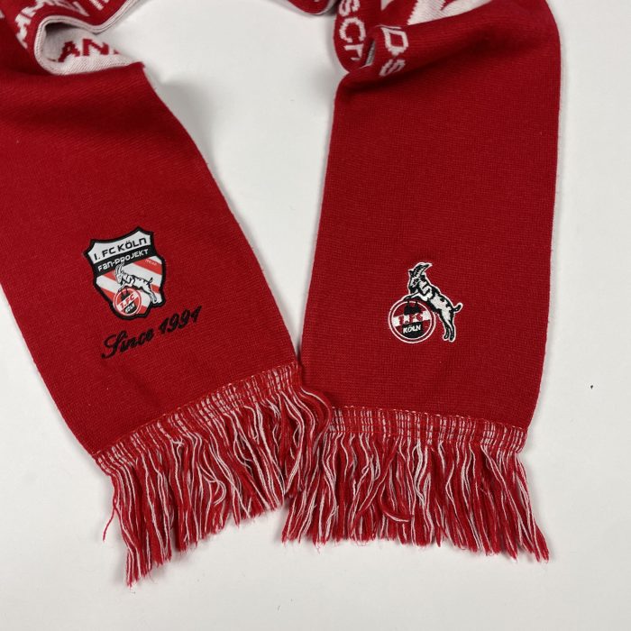 F.C. Koln szalik piłkarski 1991 90s vintage - obrazek 3
