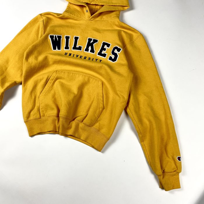 Champion boxy hoodie Wilkes University bluza z haftem 90s (S) - obrazek 5