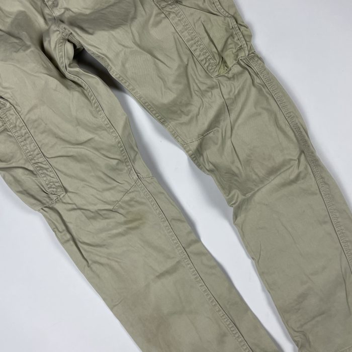 Scotch & Soda vintage beżowe cargo spodnie jeansowe 90s 80s y2k (L) - obrazek 8