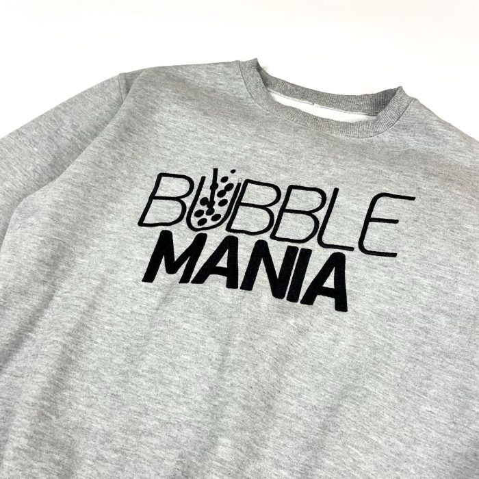 Bubble Mania Tea crewneck z dużym haftem (M/L) - obrazek 3