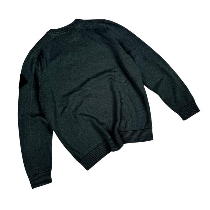 Retro s.Oliver knit washed sweter military y2k (M/L) - obrazek 2