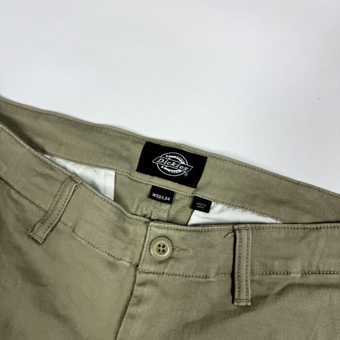 Dickies spodnie brązowe garniturowe materiałowe streetwear y2k (33x34) - obrazek 4