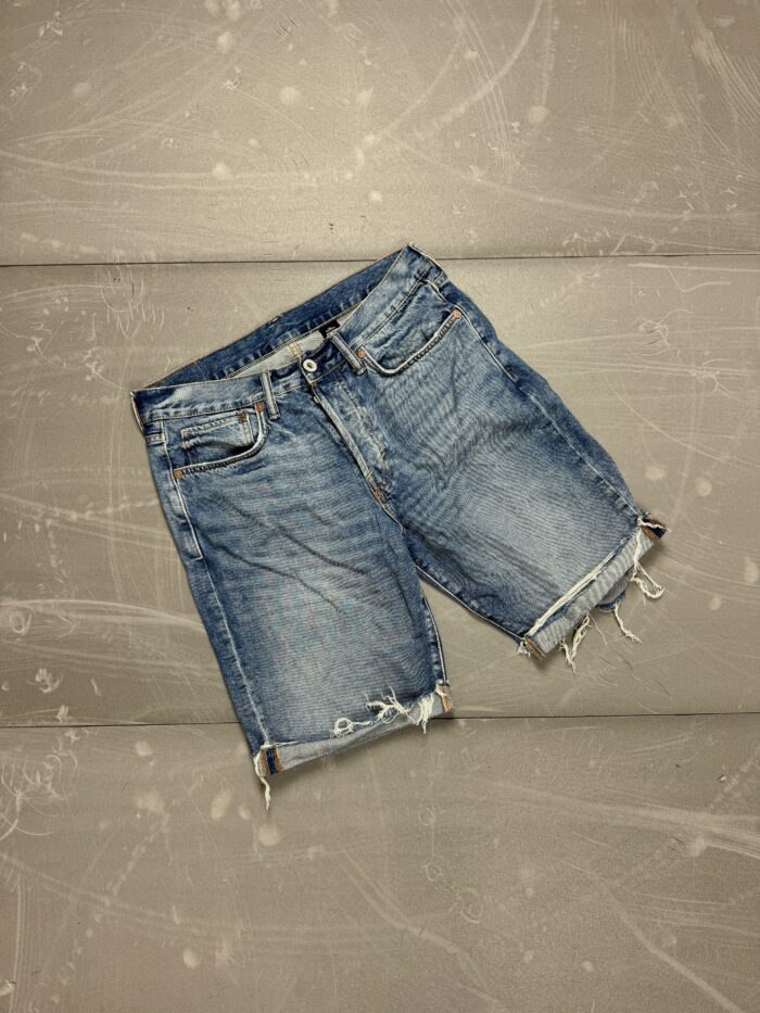 H&M distressed denim szorty jeansowe (M/L)