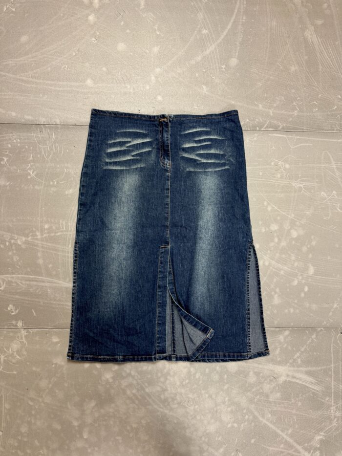 Enemy vintage washed spódnica jeansowa denim 90s (M/L)