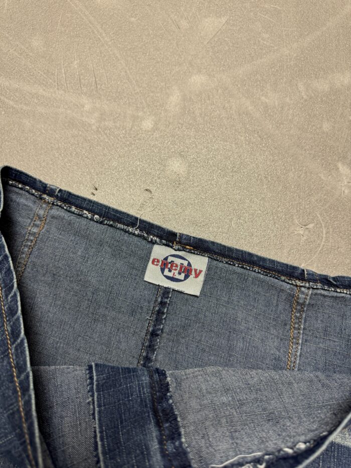 Enemy vintage washed spódnica jeansowa denim 90s (M/L) - obrazek 4