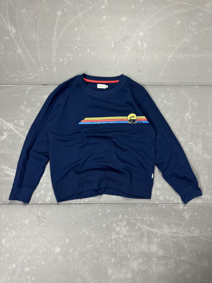 Saltrock navy crewneck z dużym printem (S/M)