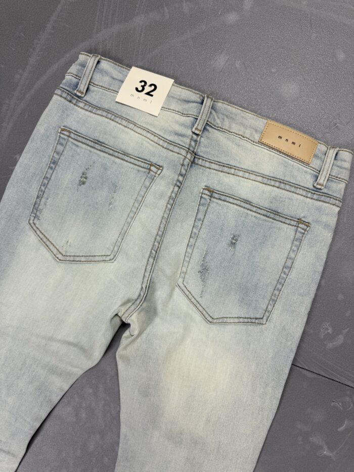 MNML distressed denim spodnie jeasnowe (32) - obrazek 6