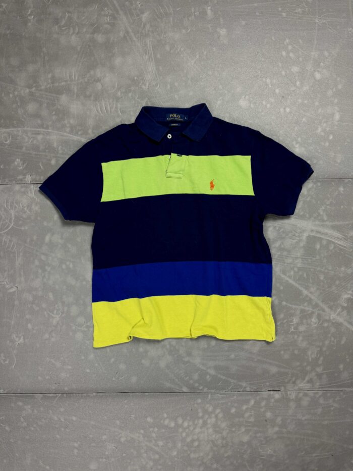 Vintage Ralph Lauren polo T-shirt w paski y2k (M/L)