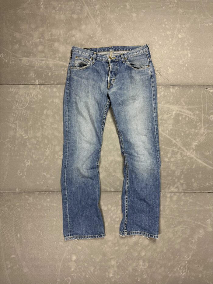 Vintage Lee spodnie jeansowe denim washed distressed y2k (33x32)