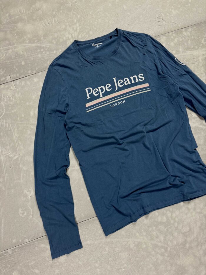 Pepe Jeans longsleeve z dużym printem (L) - obrazek 3