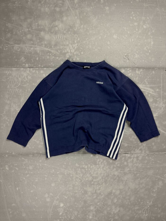 Vintage 80s Adidas boxy crewneck bluza (M)