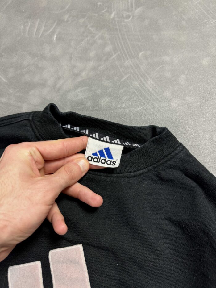 Vintage 90s Adidas crewneck z dużym printem boxy (S/M) - obrazek 3