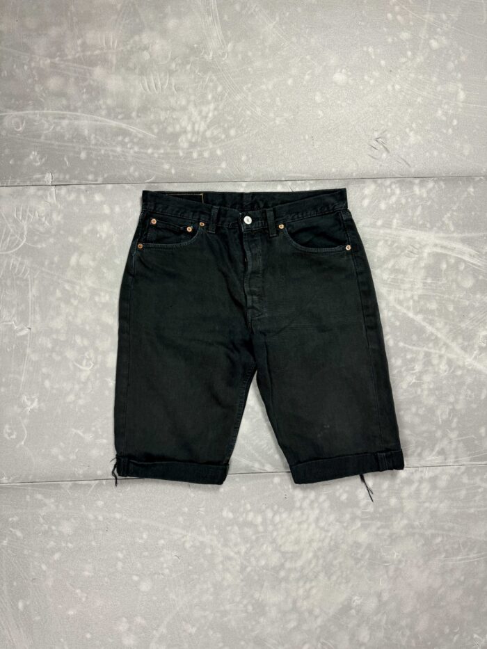 Levi's 501 krótkie spodenki jeansowe denim szorty washed (33x30)