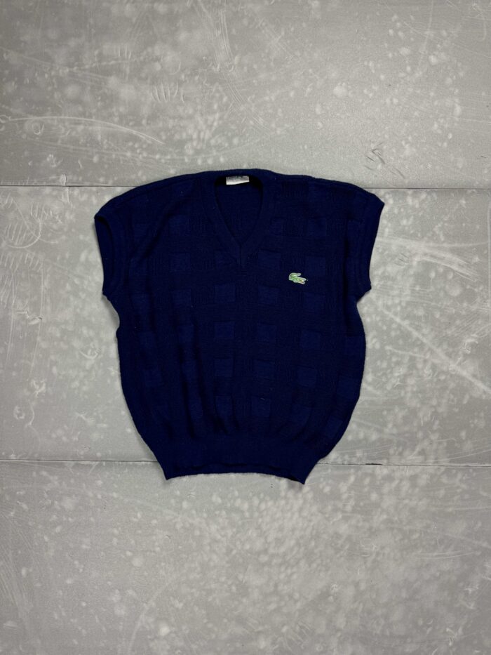 Vintage Lacoste 80s sweter vest kamizelka (M/L)