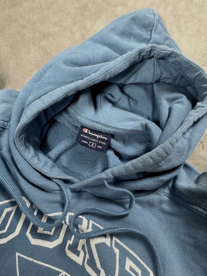 Vintage Champion washed hoodie big print (S/M) - obrazek 5