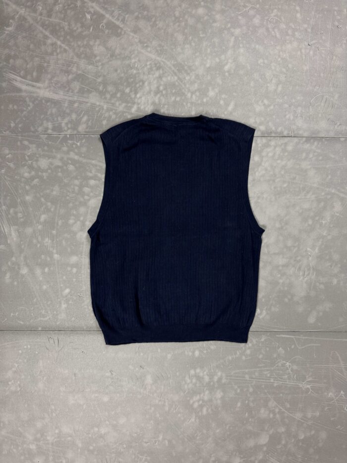 Vintage 90s sweter kamizelka vest (M/L) - obrazek 2