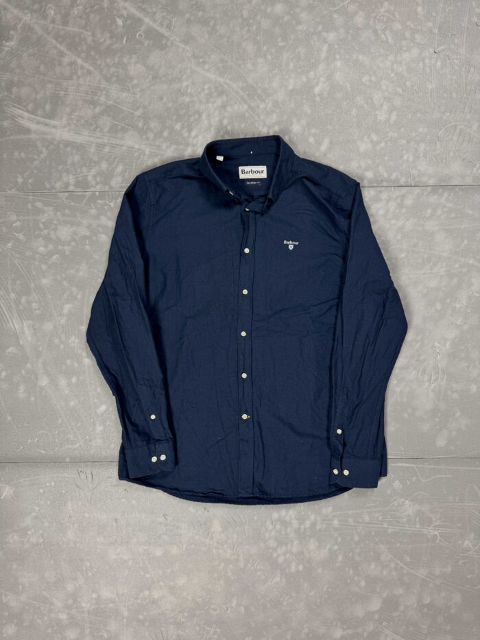 Barbour navy elegancka koszula z długim rękawem (L)