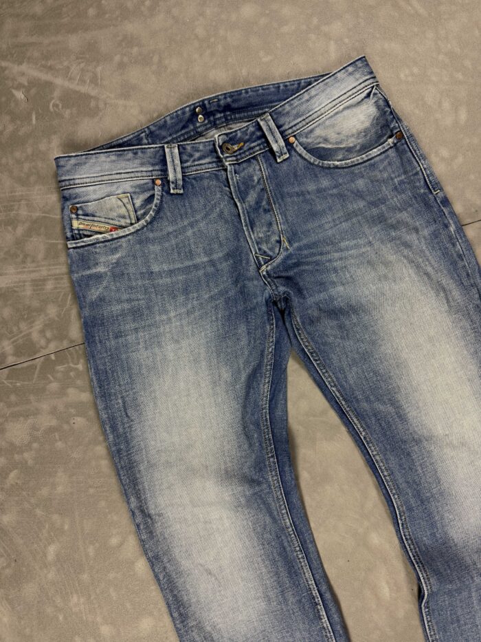 Vintage Diesel denim spodnie jeansowe faded y2k (L) - obrazek 3