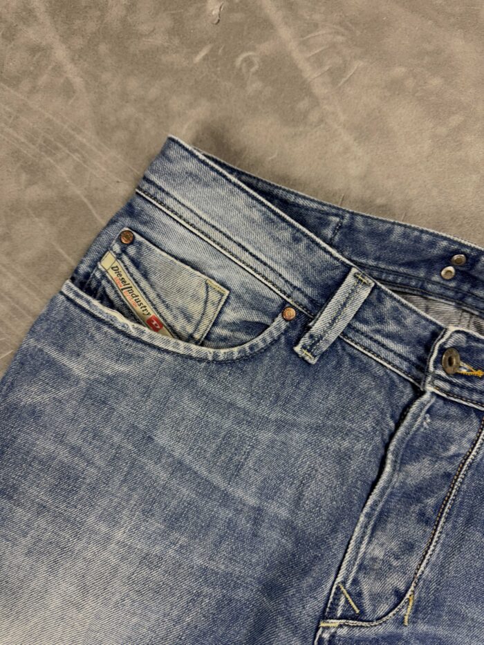 Vintage Diesel denim spodnie jeansowe faded y2k (L) - obrazek 4