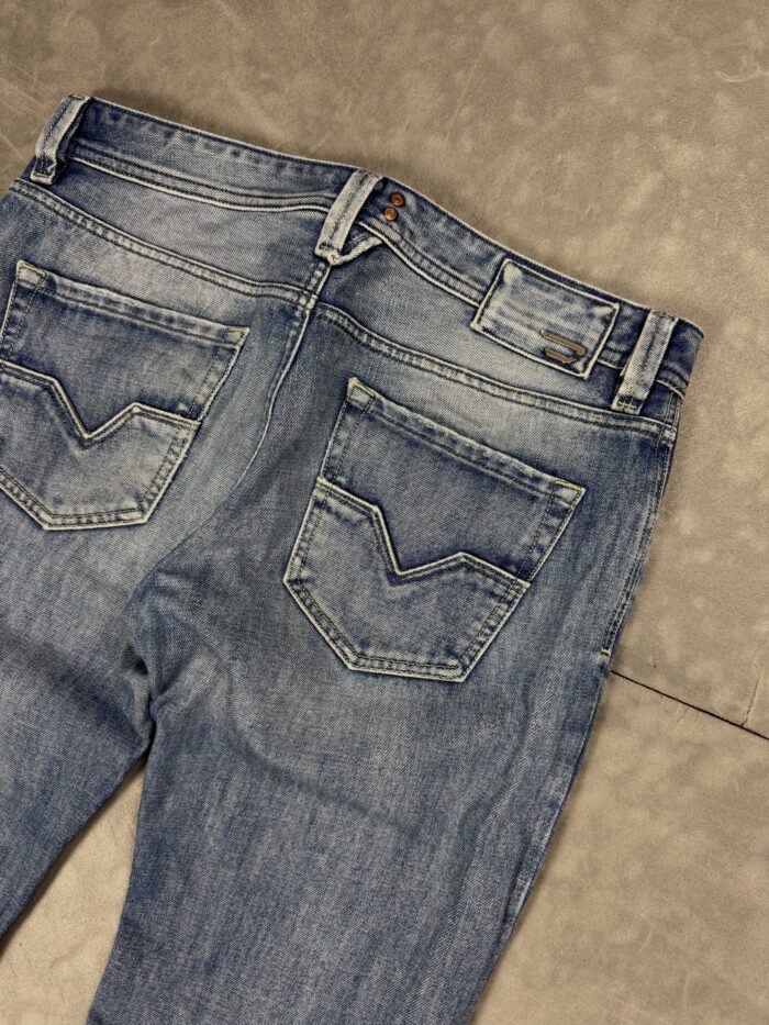 Vintage Diesel denim spodnie jeansowe faded y2k (L) - obrazek 5