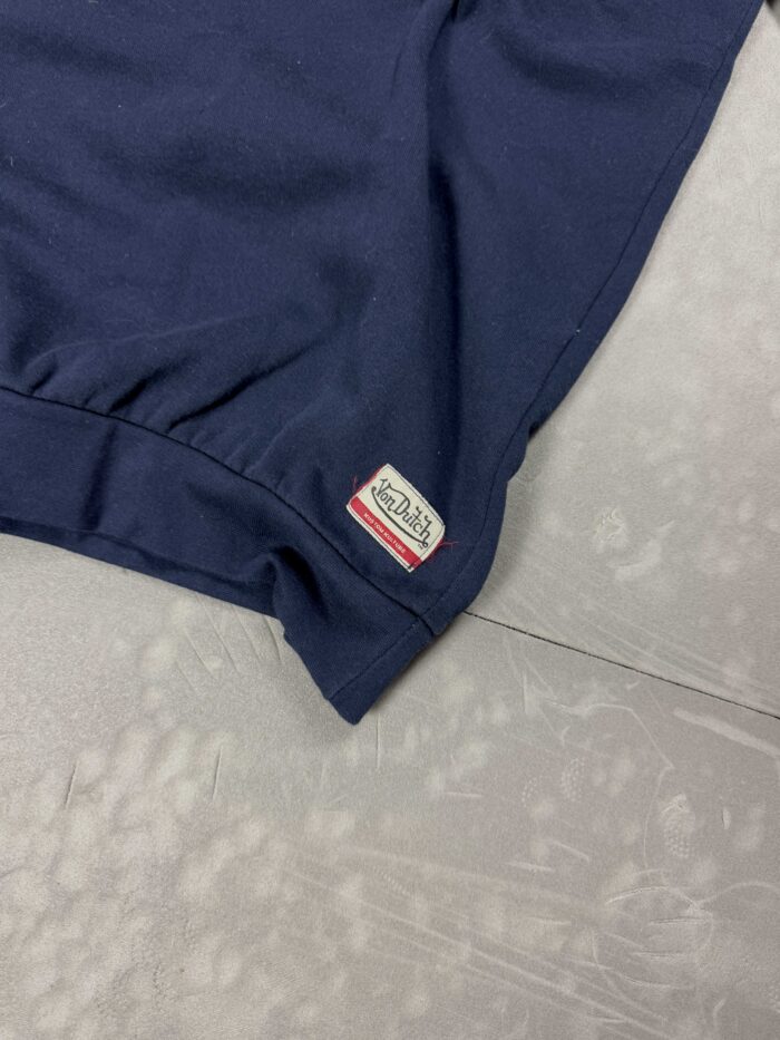 Von Dutch navy crewneck z dużym nadrukiem (S) - obrazek 4