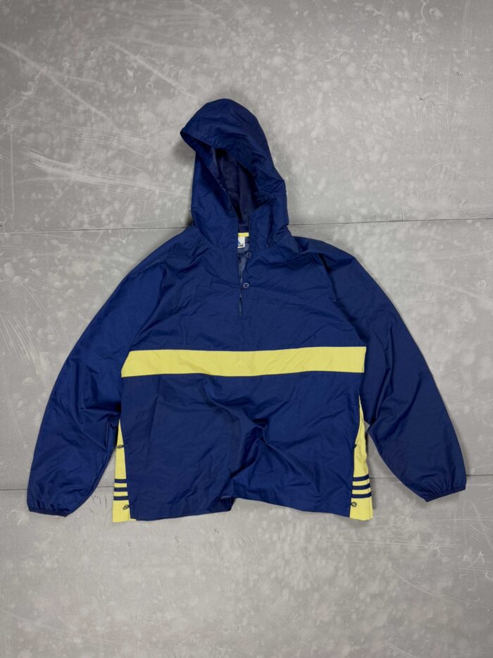 Vintage Adidas 90s windbreaker kurtko-bluza (L)