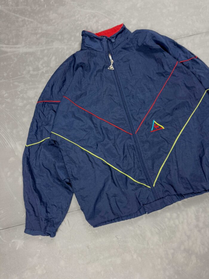 Le Coq Sportif windbreaker kurtka boxy oversize 90s (L/XL) - obrazek 3