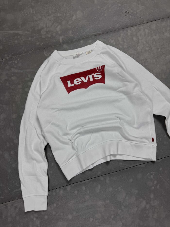 Levi's crewneck bluza z dużym nadrukiem (S) - obrazek 3