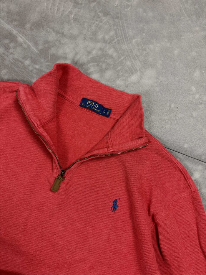 Ralph Lauren 1/4 zip turtleneck sweter (M/L) - obrazek 4