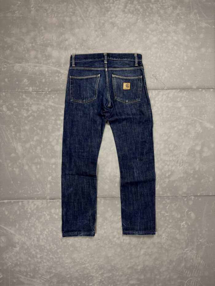 Carhartt y2k denim spodnie jeasnowe washed faded (M/L) - obrazek 2