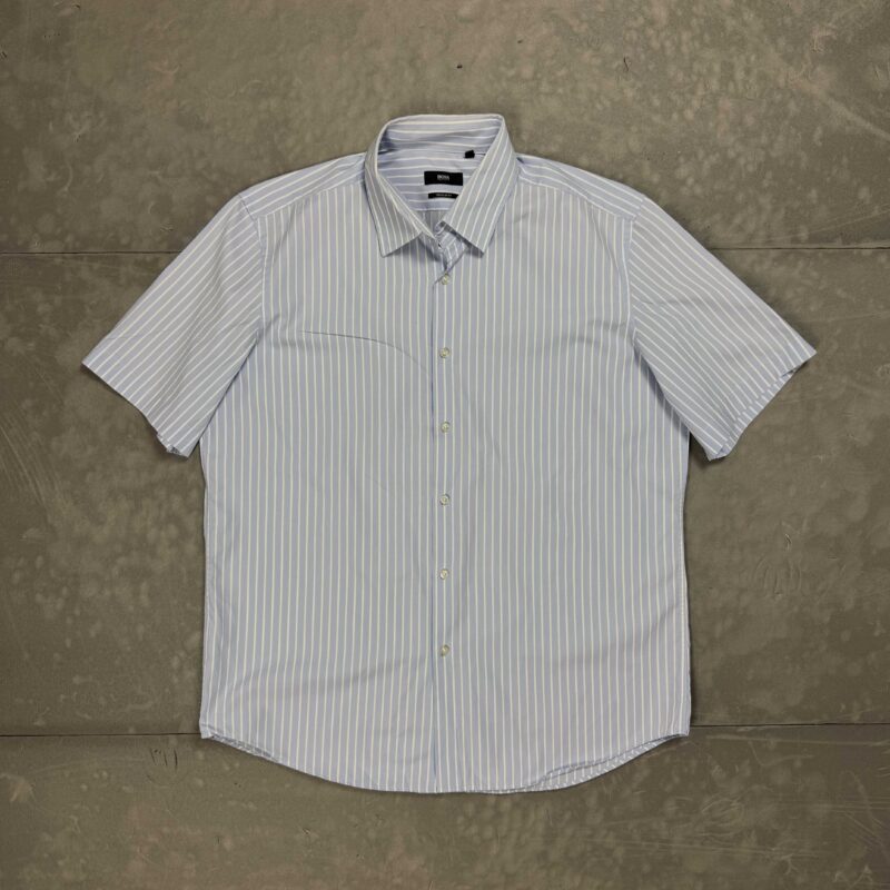 Hugo Boss elegancka koszula w paski oversize (L/XL)