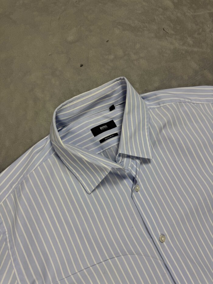 Hugo Boss elegancka koszula w paski oversize (L/XL) - obrazek 3